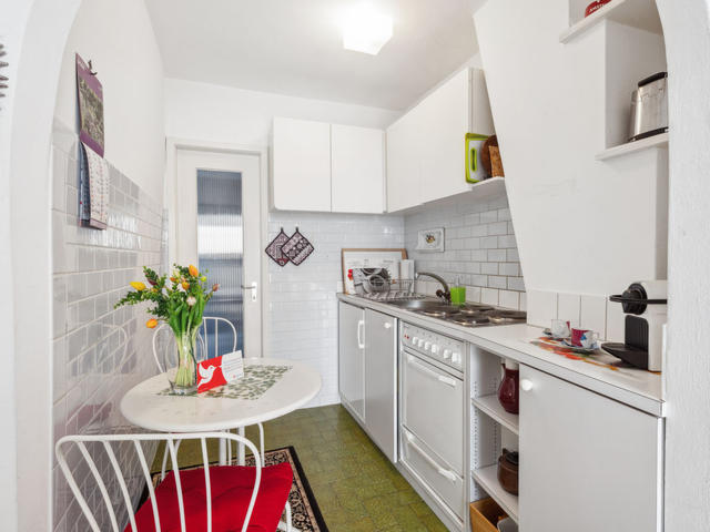 Appartement Casa Eduardo Apt.1, Zwitserland, Ticino, Ronco sopra Ascona, Keuken /Eetkamer