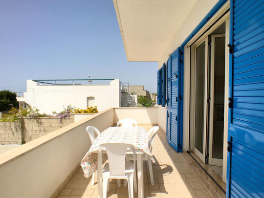 Apartamenty Giglio, Włochy, Salento, Torre Vado, Taras
