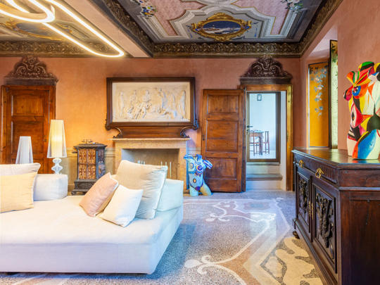 Apartamenty La Loggia, Włochy, Jezioro Lugano, Osteno, Wnętrze
