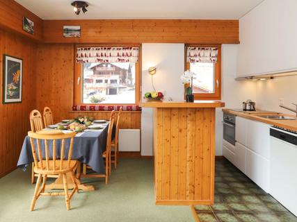 Appartement Le Sporting 213, Zwitserland, Wallis, Champex, Keuken /Eetkamer