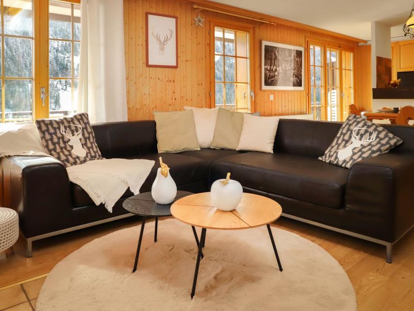 Appartement Colline 8, Zwitserland, Wallis, Champex, Woonkamer