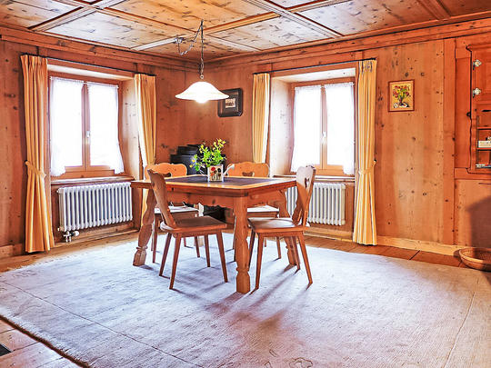Lomatalo Ferienhaus Döss, Sveitsi, Engadin, Val Müstair, Olohuone