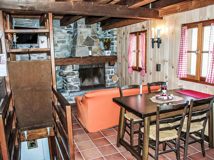 Vakantiehuis Rustico Fey, Zwitserland, Ticino, Semione, Keuken /Eetkamer