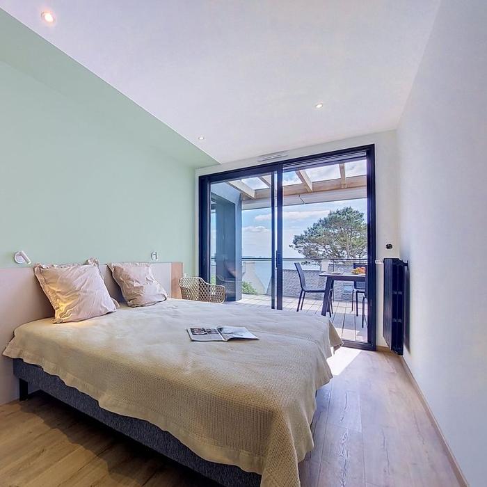 Chambre double avec sortie sur la terrasse