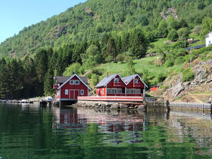 Haus/Residenz|Krokeggi|(Äußerer) Sognefjord|Arnafjord