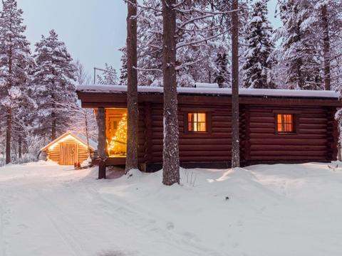 Interiér|Kuusipirtti|Laponsko|Ylläsjärvi