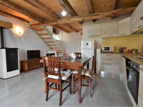 L'intérieur du logement|Rustico Rebustella|Lombardie|Valtellina