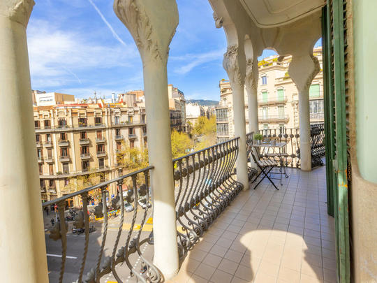 Appartement Eix.Dret:Roger de LLuria/Valencia, Espagne, Barcelone, Barcelone, Terrasse