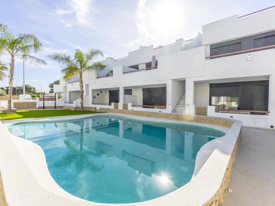 Apartamento Tropical Beach Penthouse, España, Costa Cálida, Santiago de la Ribera, Piscina exterior