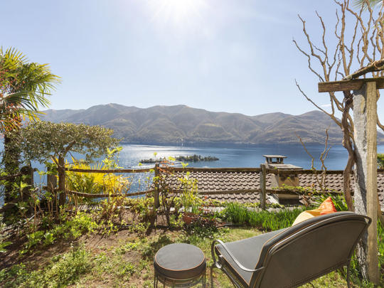 Appartement Vista Isole di Brissago, Zwitserland, Ticino, Ronco sopra Ascona, Uitzicht