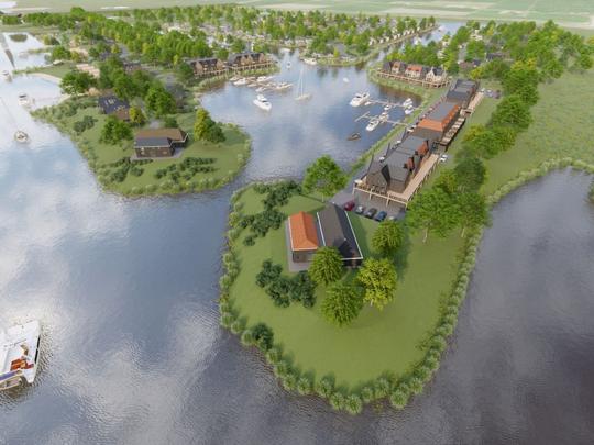 Casa de vacaciones Berkel 4, Holanda, Overijssel, Kampen, Fotografía aérea