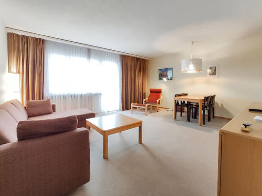 Appartement Allod Park Haus C 505, Zwitserland, Prättigau, Davos, Woonkamer