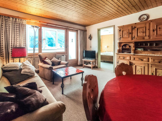 Appartement Apartmen Nölly, Zwitserland, Prättigau, Davos, Woonkamer