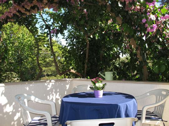 Apartamento Lila, Croacia, Dalmacia central, Brač/Splitska, Terraza