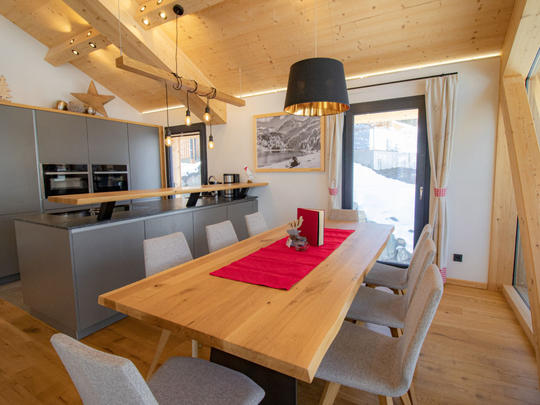 Appartamento Premium mit Sauna & Außenbadewanne, Austria, Stiria, Haus, Cucina/sala da pranzo