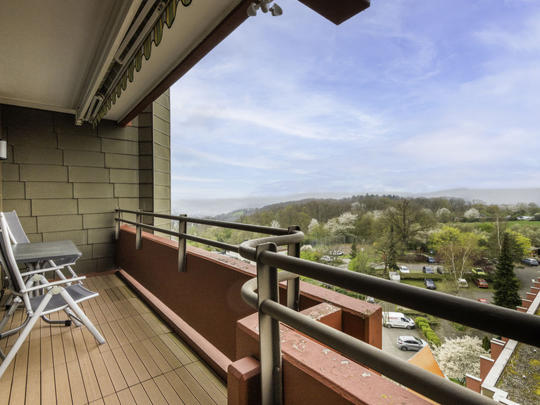 Apartamenty Löwenzahn (A808), Niemcy, Ren - Mozela - Ahr - Lahn, Lahnstein (Koblenz), Taras
