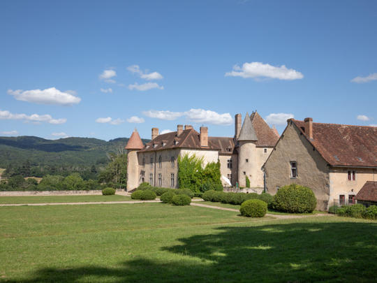 Lomatalo La Maison du Chateau, Ranska, Bourgogne, Etang sur Arroux, Ilmakuva