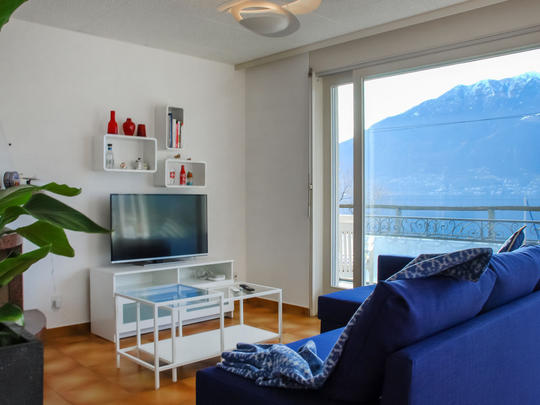 Appartement San Quirico, Zwitserland, Ticino, Minusio, Woonkamer