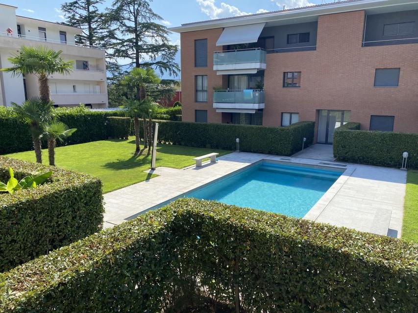Appartement Gridone, Zwitserland, Ticino, Ascona, Buitenzwembad