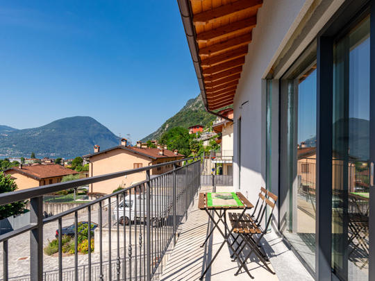 Apartamenty Casa Tondi, Włochy, Jezioro Lugano, Porlezza, Taras