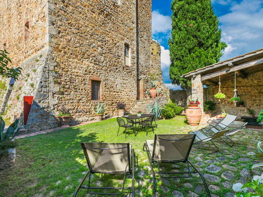 Apartamenty La Torre, Włochy, Siena i okolice, Sovicille, Taras
