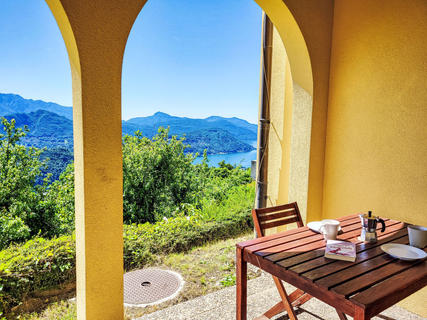 Ferienwohnung Bellavista Erika 19, Schweiz, Tessin, Cademario, Terrasse