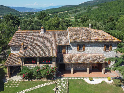 Vakantiehuis Vepres, Italië, Umbrië, Marsciano, Luchtfotografie