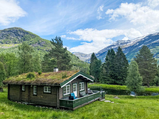 Vakantiehuis Fjellro, Noorwegen, Sunnfjord, Haukedalsvatn, Buiten