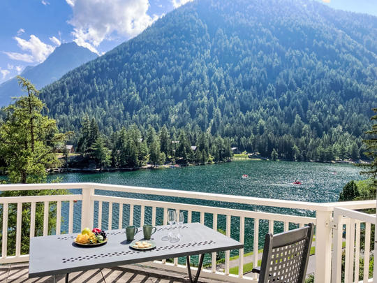 Appartement Alpes et Lac 14, Zwitserland, Wallis, Champex, Terras