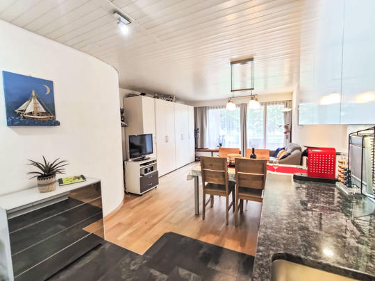 Appartement Verbena, Zwitserland, Prättigau, Davos, Keuken /Eetkamer