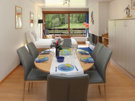 Appartement Rosablanche B21, Zwitserland, Wallis, Siviez-Nendaz, Keuken /Eetkamer