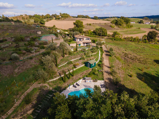 Casa Materia Prima, Italia, Lazio Entroterra, Mazzano Romano, Vista