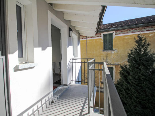 Apartamenty Casina al Lago, Włochy, Jezioro Lugano, Lavena Ponte Tresa, Taras
