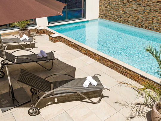 Apartamenty Les Patios d'Eugénie, Francja, Kraj Basków, Biarritz, Basen zewnętrzny
