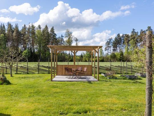 Casa Strömslund, Svezia, Småland, Växjö, La struttura