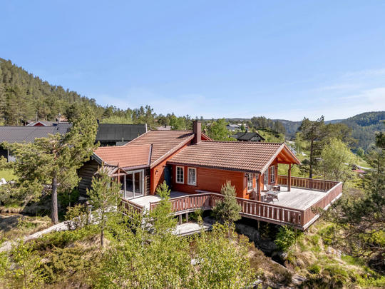 Kuća Eikebu, Norveška, Åseral, Eikerapen, House