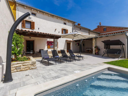 Casa House Gino, Croazia, Istria, Barban, Terrazza