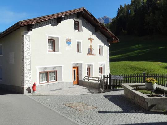 Apartamento Ferienwohnung Chasa Quadra, Suiza, Engadin, Tarasp, Casa/Residencia