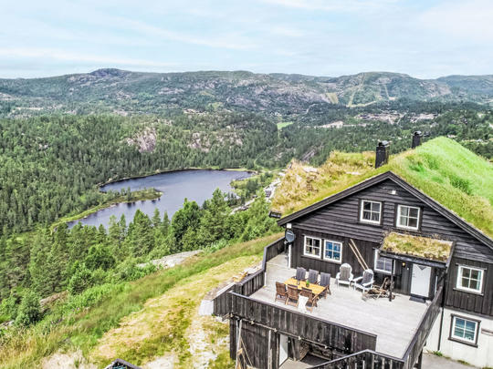 Lomahuoneisto Solutsikten, Norja, Åseral, Bortelid, Talo