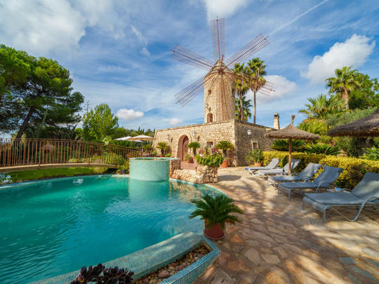 Casa Son Siurana, Spagna, Maiorca, Ariany, Piscina esterna