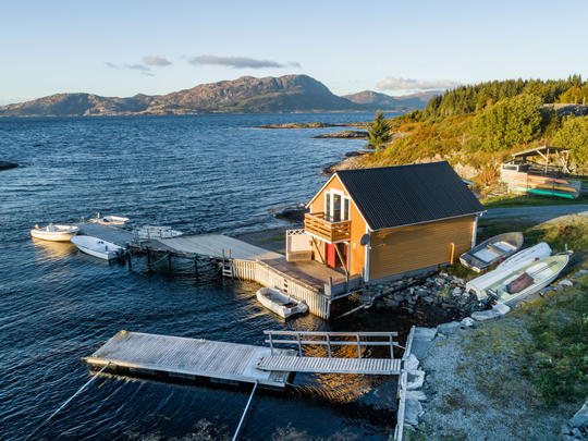 Vakantiehuis Sjøbua, Noorwegen, Sunnfjord, Lammetu, Huis