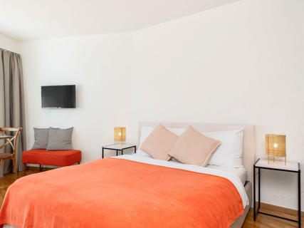 Appartement Double Room Modern, Zwitserland, Ticino, Ascona, Slaapkamer