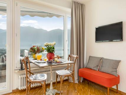 Appartement Double Room Modern, Zwitserland, Ticino, Ascona, Woonkamer