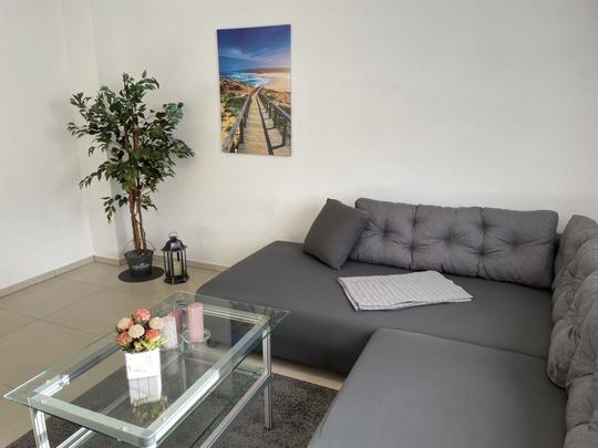Apartamenty Haus Stefanie, Niemcy, Wybrzeże Bałtyckie, Ribnitz-Damgarten, Salon