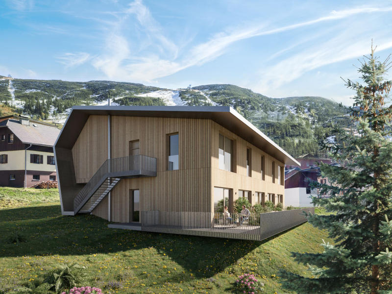 La struttura|Das Karlspitze mit 2 Schlafzimmern|Stiria|Irdning - Donnersbachtal