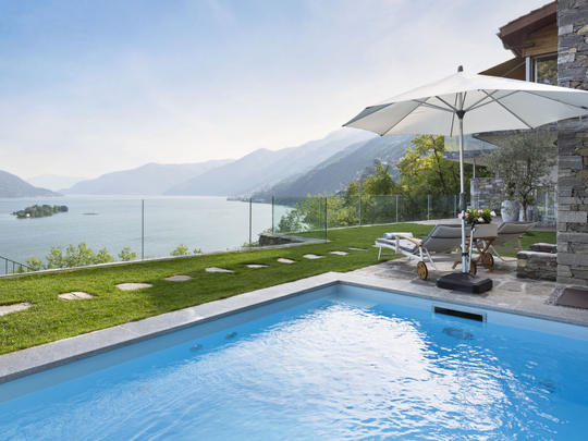 Appartement Garden Suite, Zwitserland, Ticino, Ronco sopra Ascona, Uitzicht