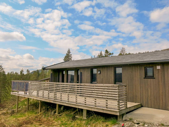 Lomatalo Kosetoppen, Norja, Åseral, Eikerapen, Talo