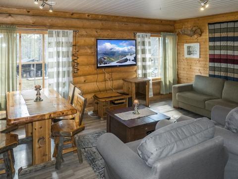 Interiér|Aurora cabin|Laponsko|Inari