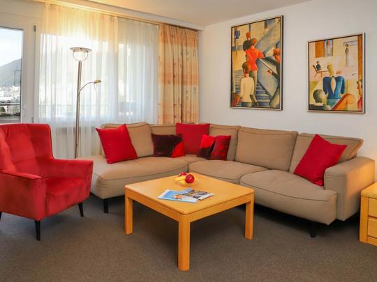 Appartement Allod Park Haus C 603, Zwitserland, Prättigau, Davos, Woonkamer