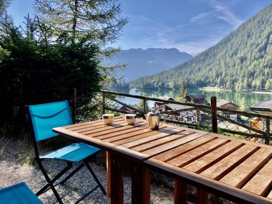 Appartement Colline 3, Zwitserland, Wallis, Champex, Terras